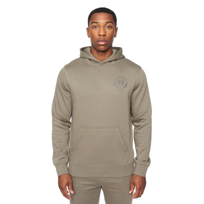 Khaki Green - Front - Henleys Mens Alston Hoodie