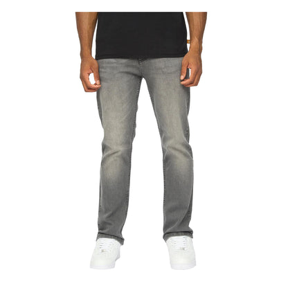 Grey - Front - Duck and Cover Mens Janstar Straight Leg Jeans