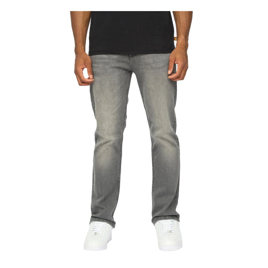 Grey - Front - Duck and Cover Mens Janstar Straight Leg Jeans