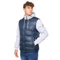 Navy - Front - Bewley & Ritch Mens Brookers Jersey Puffer Jacket