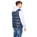 Navy - Back - Bewley & Ritch Mens Brookers Jersey Puffer Jacket