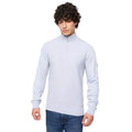 Light Grey Marl - Front - Bewley & Ritch Mens Seymour Knitted Funnel Neck Pullover