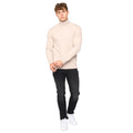 Off White Marl - Lifestyle - Bewley & Ritch Mens Cliveden Knitted Turtle Neck Pullover