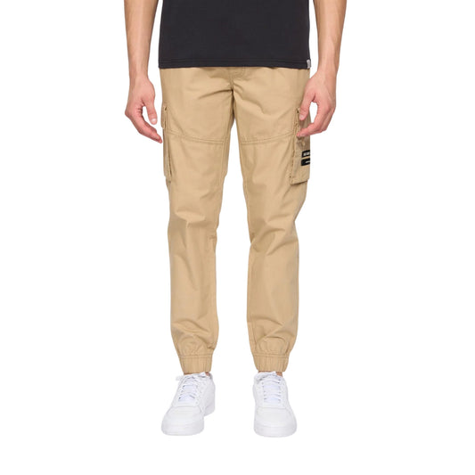 Stone - Front - Duck and Cover Mens Chesser Jogging Bottoms