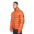 Orange - Front - Duck and Cover Mens Shemmy 2 Layer Quilted Jacket