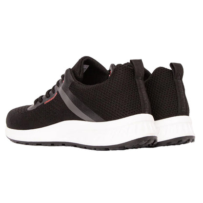 Black - Back - Crosshatch Mens Kamran Trainers