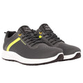 Grey - Front - Crosshatch Mens Kamran Trainers