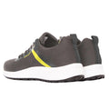 Grey - Back - Crosshatch Mens Kamran Trainers