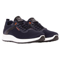 Navy - Front - Crosshatch Mens Kamran Trainers