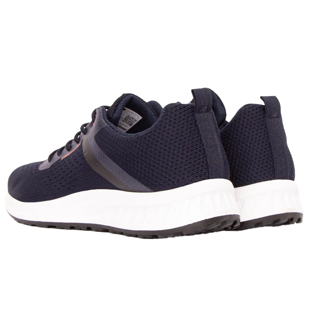 Navy - Back - Crosshatch Mens Kamran Trainers