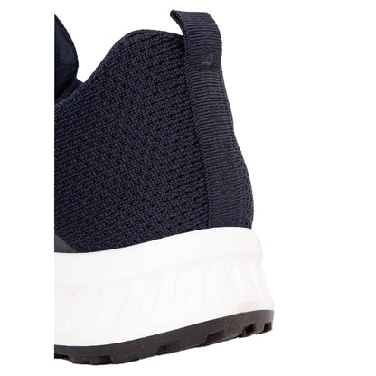 Navy - Side - Crosshatch Mens Kamran Trainers