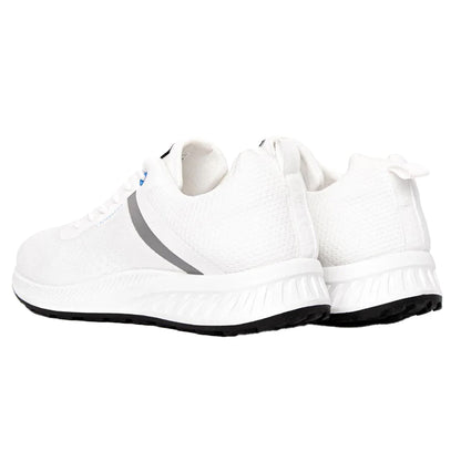 White - Back - Crosshatch Mens Kamran Trainers