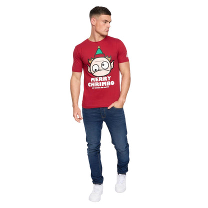 Blood Red - Side - Xplicit Mens Drunk Elf Christmas T-Shirt