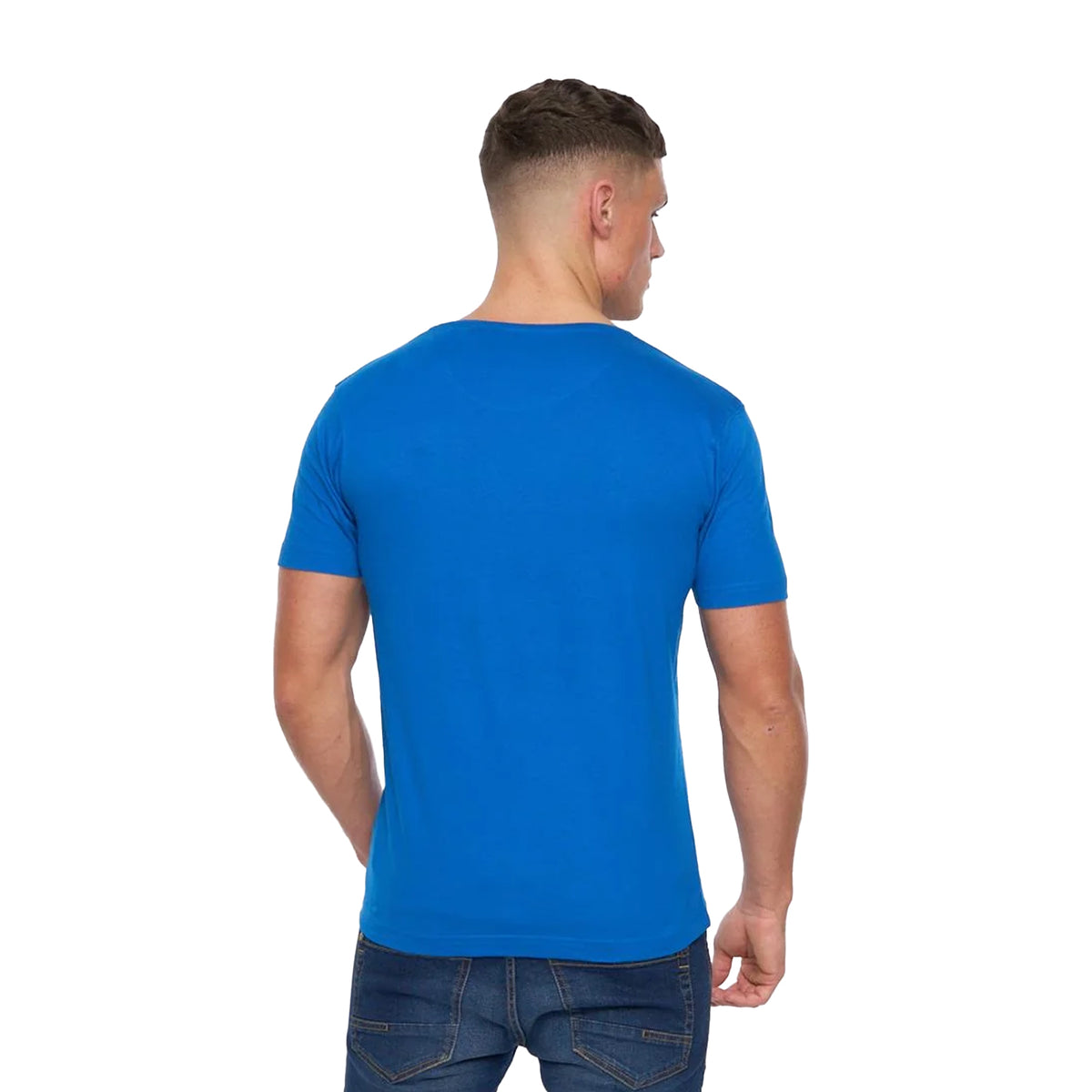 Deep Azure - Back - Xplicit Mens Drunk Elf Christmas T-Shirt