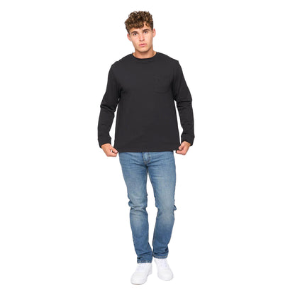 Black - Side - Bewley & Ritch Mens Apsley Long-Sleeved T-Shirt