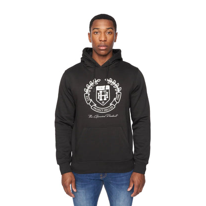 Black - Front - Henleys Mens Myer Hoodie