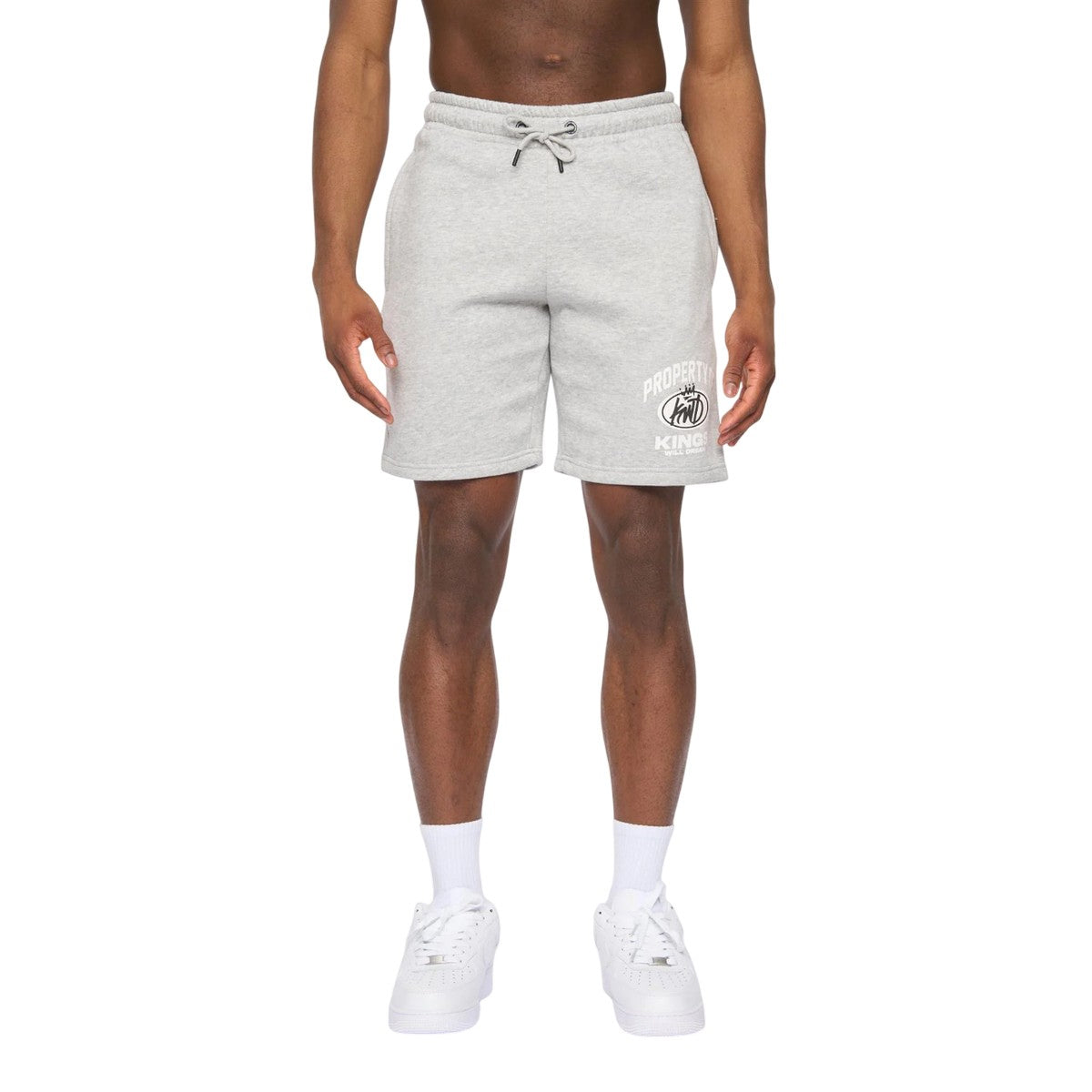 Grey Marl - Front - Kings Will Dream Mens Prop Shorts