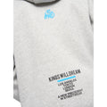 Grey Marl - Side - Kings Will Dream Boys Tagged Hoodie