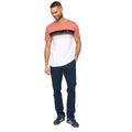 Navy - Side - Bewley & Ritch Mens Newland Slim Chinos