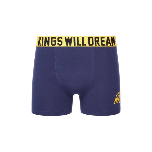 Multicoloured - Side - Kings Will Dream Mens Kingcore Boxer Shorts (Pack of 5)