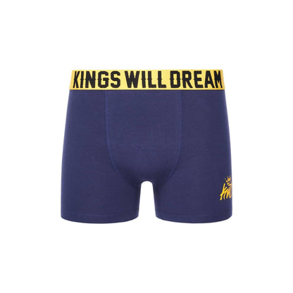 Multicoloured - Side - Kings Will Dream Mens Kingcore Boxer Shorts (Pack of 5)
