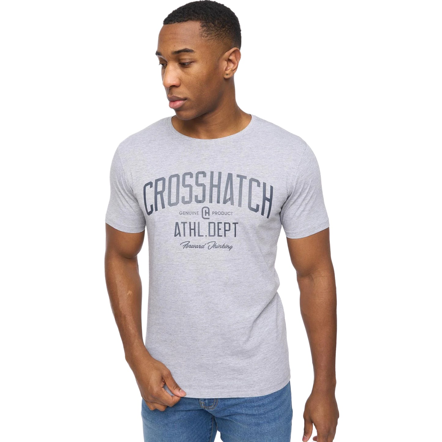 Multicoloured - Pack Shot - Crosshatch Mens Collegetheme Assorted Designs T-Shirt (Pack of 5)