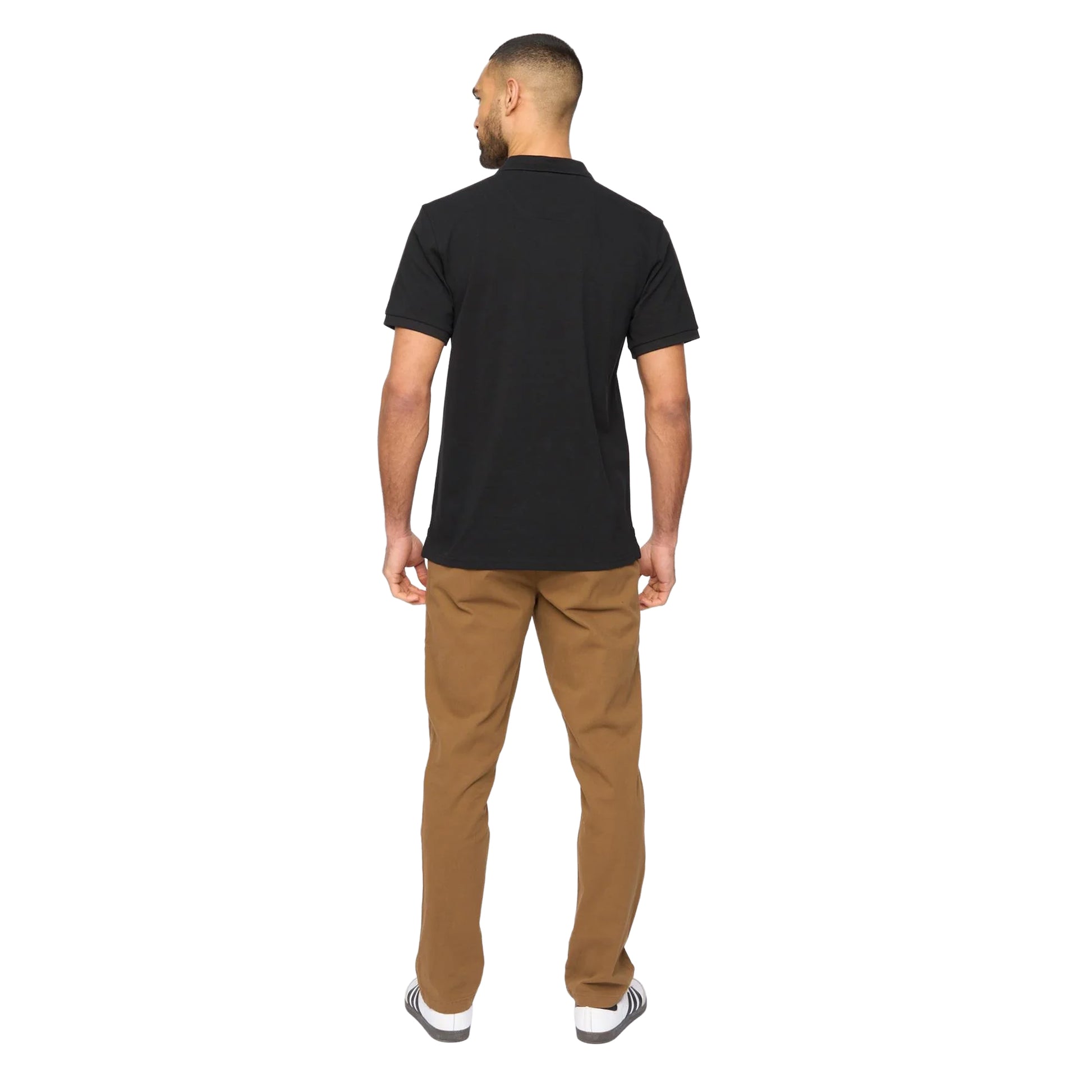Black - Back - Bewley & Ritch Mens Morwell Polo Shirt