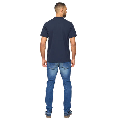 Navy - Back - Bewley & Ritch Mens Morwell Polo Shirt