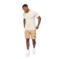 Light Stone - Side - Crosshatch Mens Utilate Polo Shirt