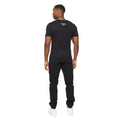 Black - Back - Crosshatch Mens Dogz T-Shirt