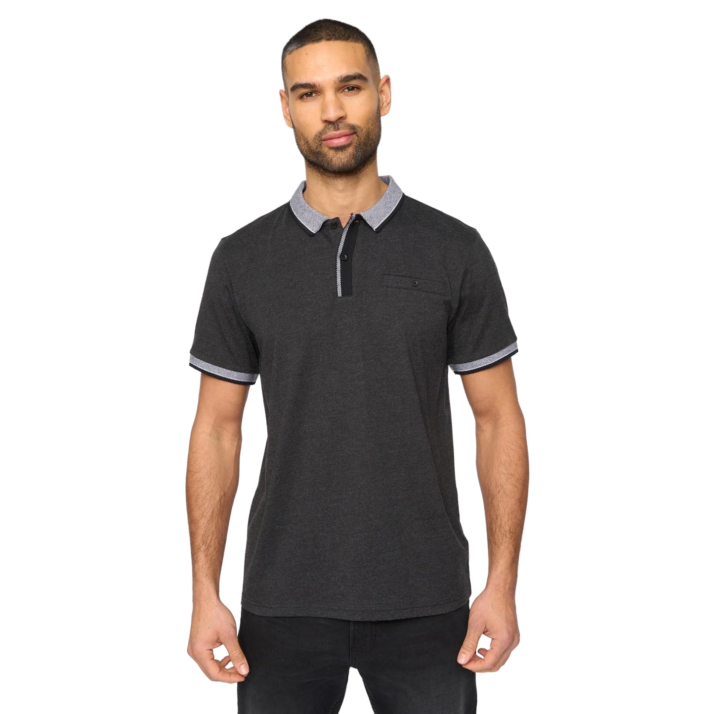 Charcoal Marl - Front - Bewley & Ritch Mens Eastbrook Polo Shirt
