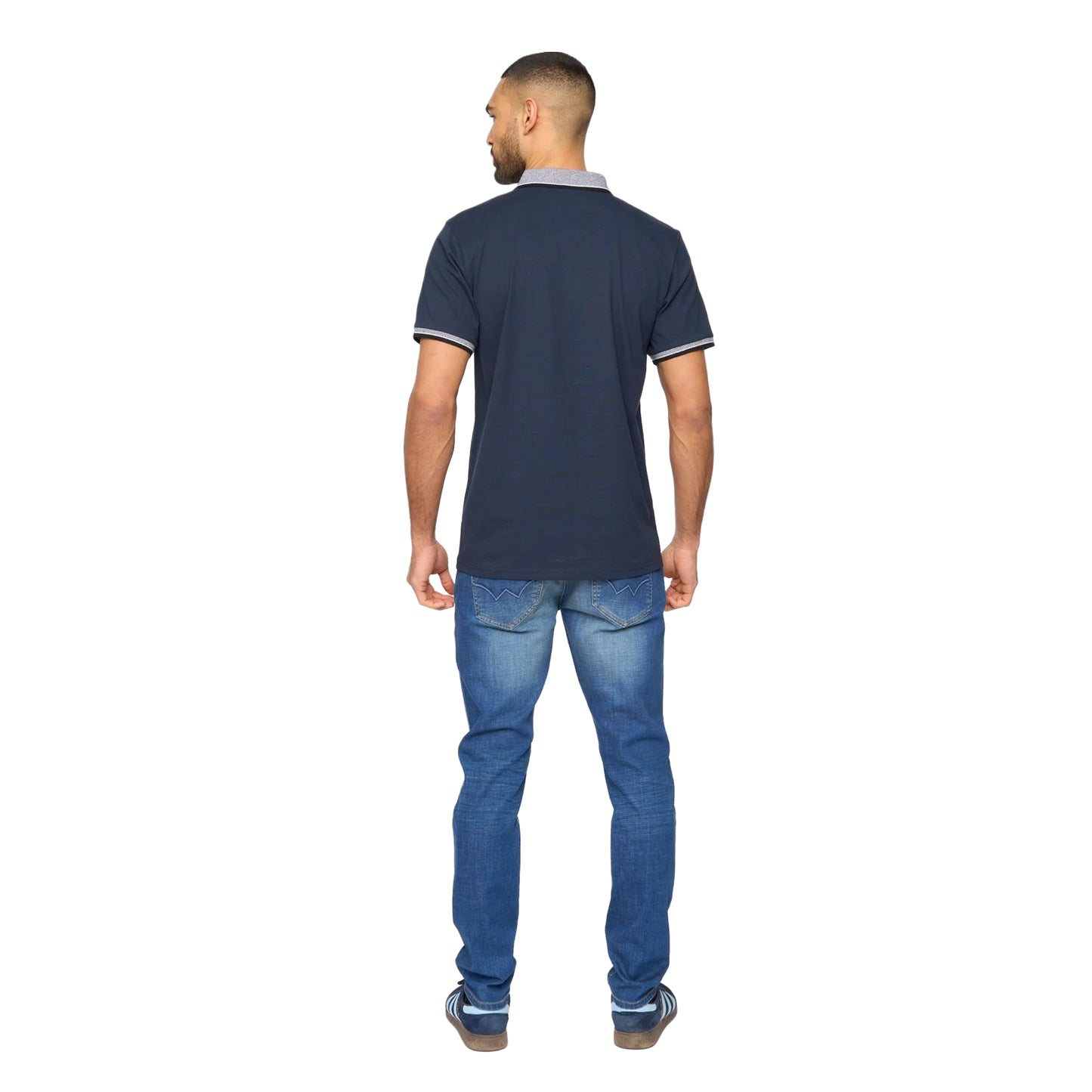 Navy - Back - Bewley & Ritch Mens Eastbrook Polo Shirt