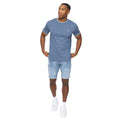 Denim - Side - Crosshatch Mens Shellworth T-Shirt