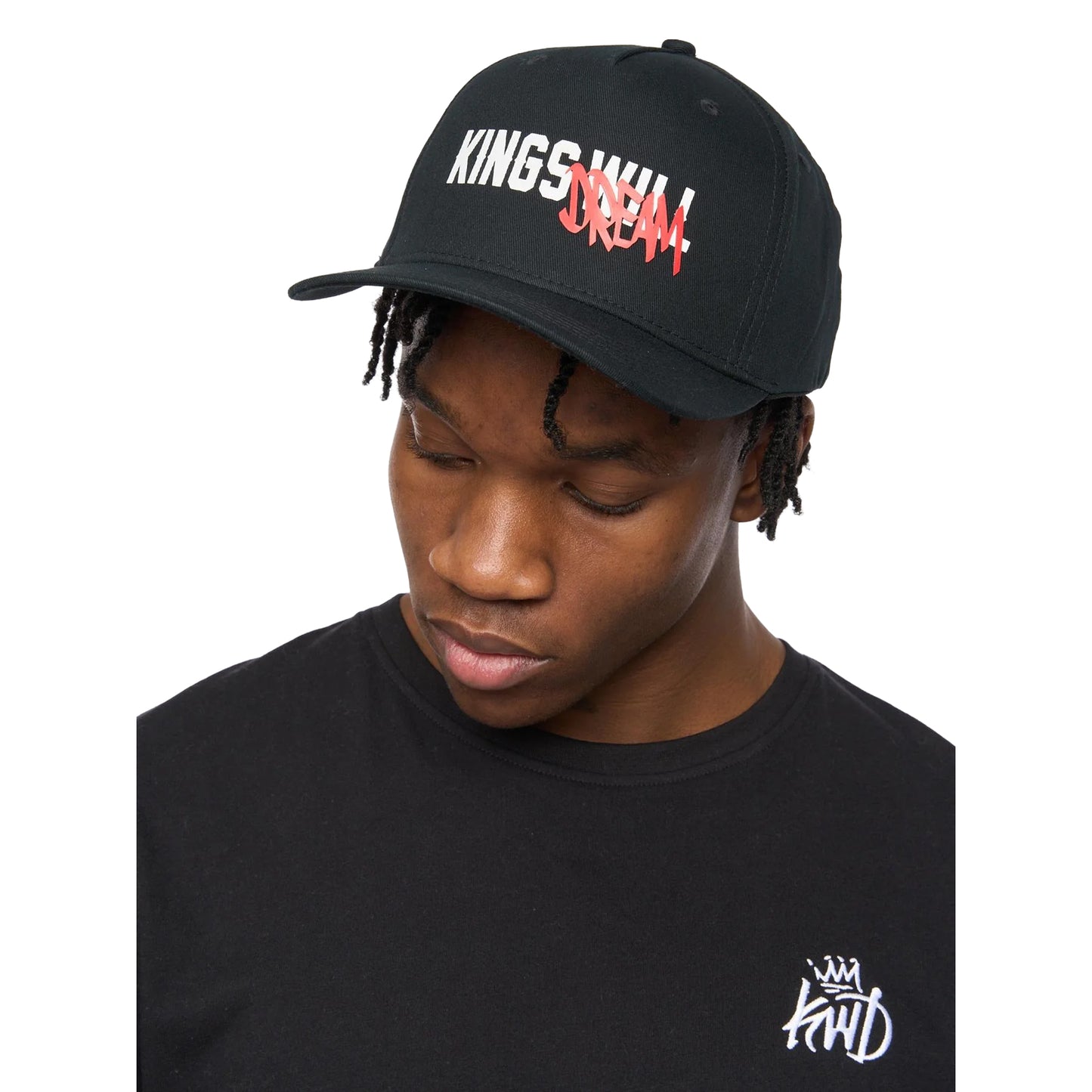 Black - Front - Kings Will Dream Mens Tagged Baseball Cap