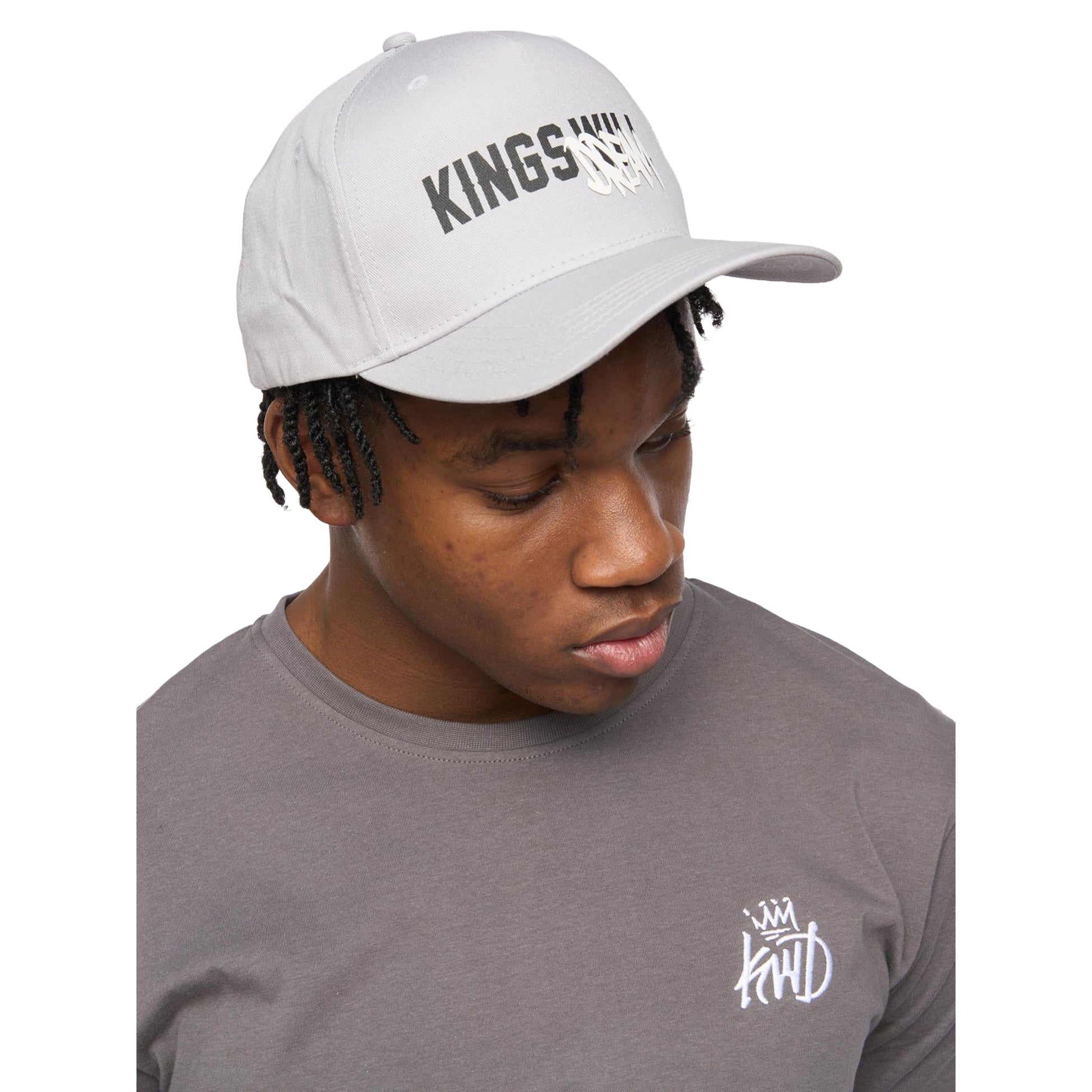 Ash Grey - Front - Kings Will Dream Mens Tagged Baseball Cap