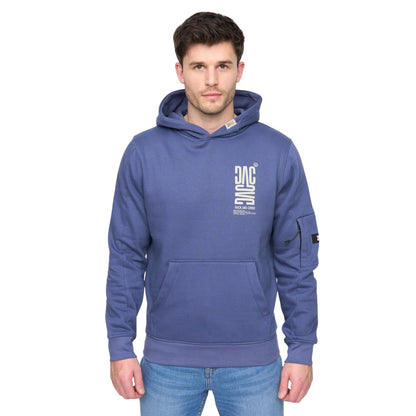 Navy - Front - Duck and Cover Mens Tremake Hoodie