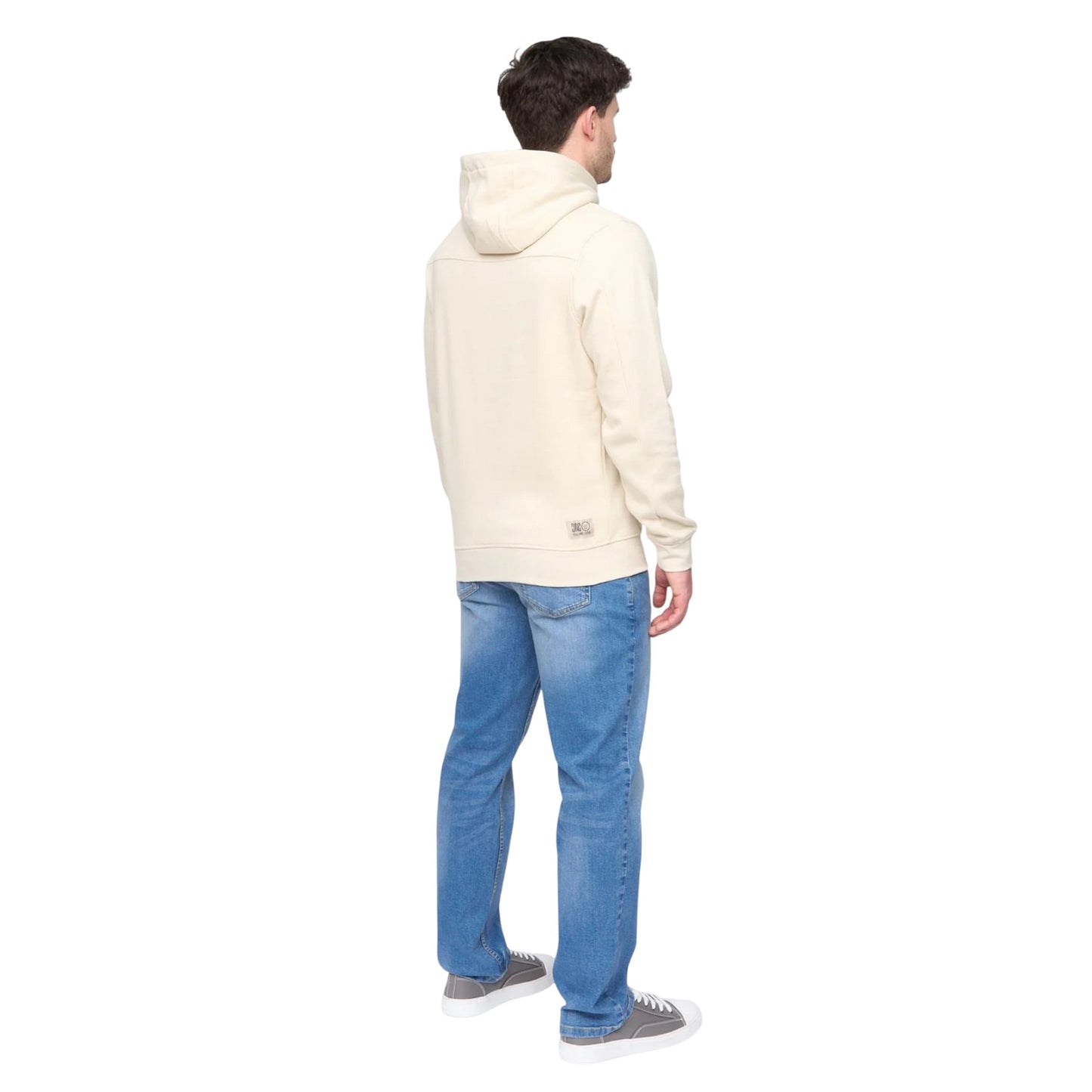 Light Sage - Back - Duck and Cover Mens Tremake Hoodie