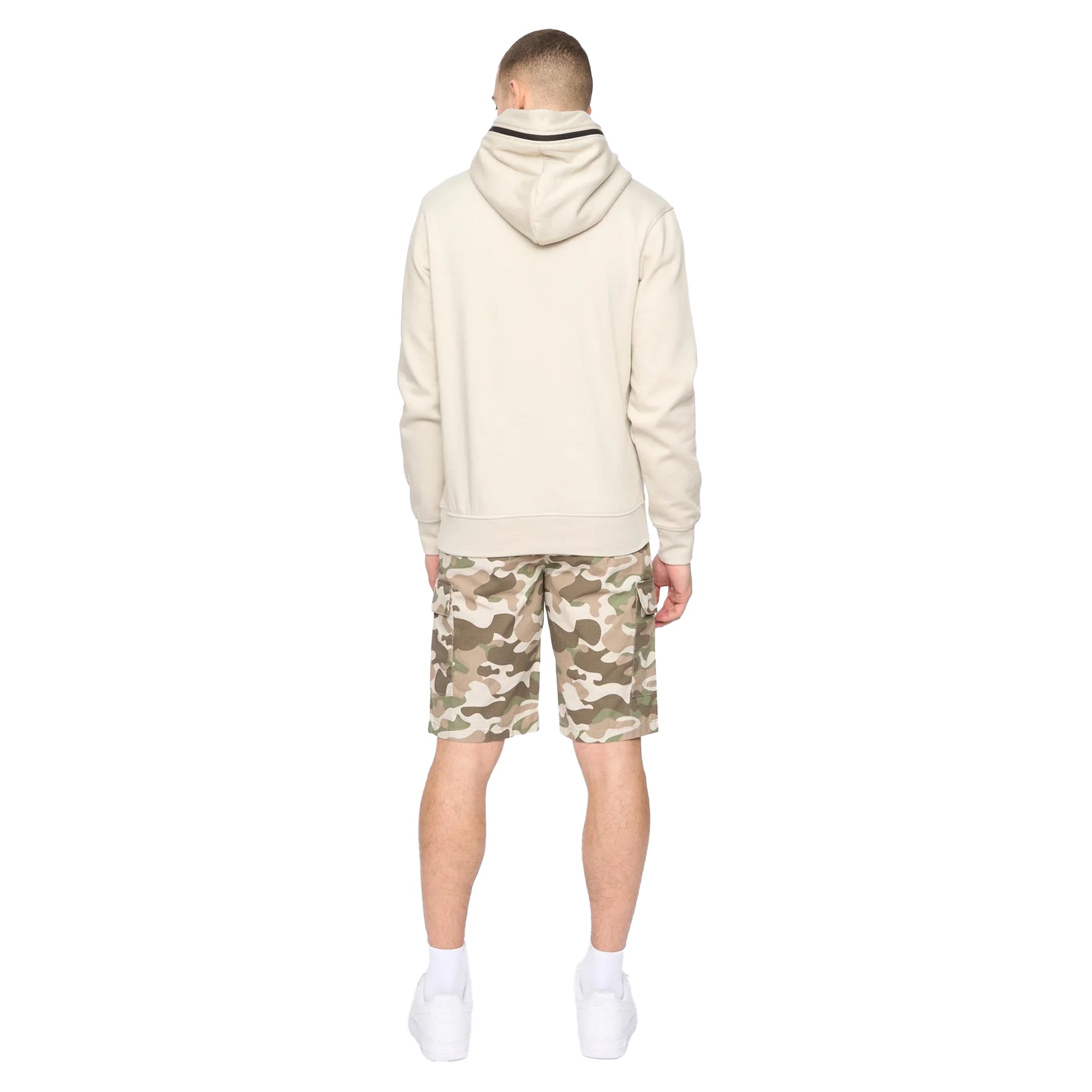 Light Stone - Back - Crosshatch Mens Camtort Hoodie