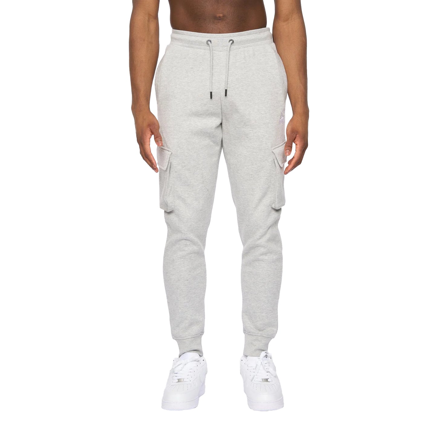 Grey Marl - Front - Kings Will Dream Mens Crosby 2.0 Cargo Jogging Bottoms