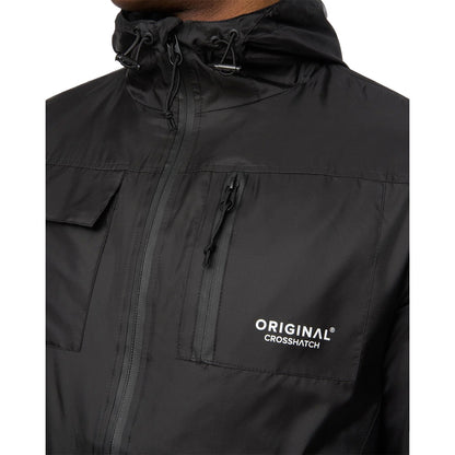 Black - Side - Crosshatch Mens Utilate Jacket
