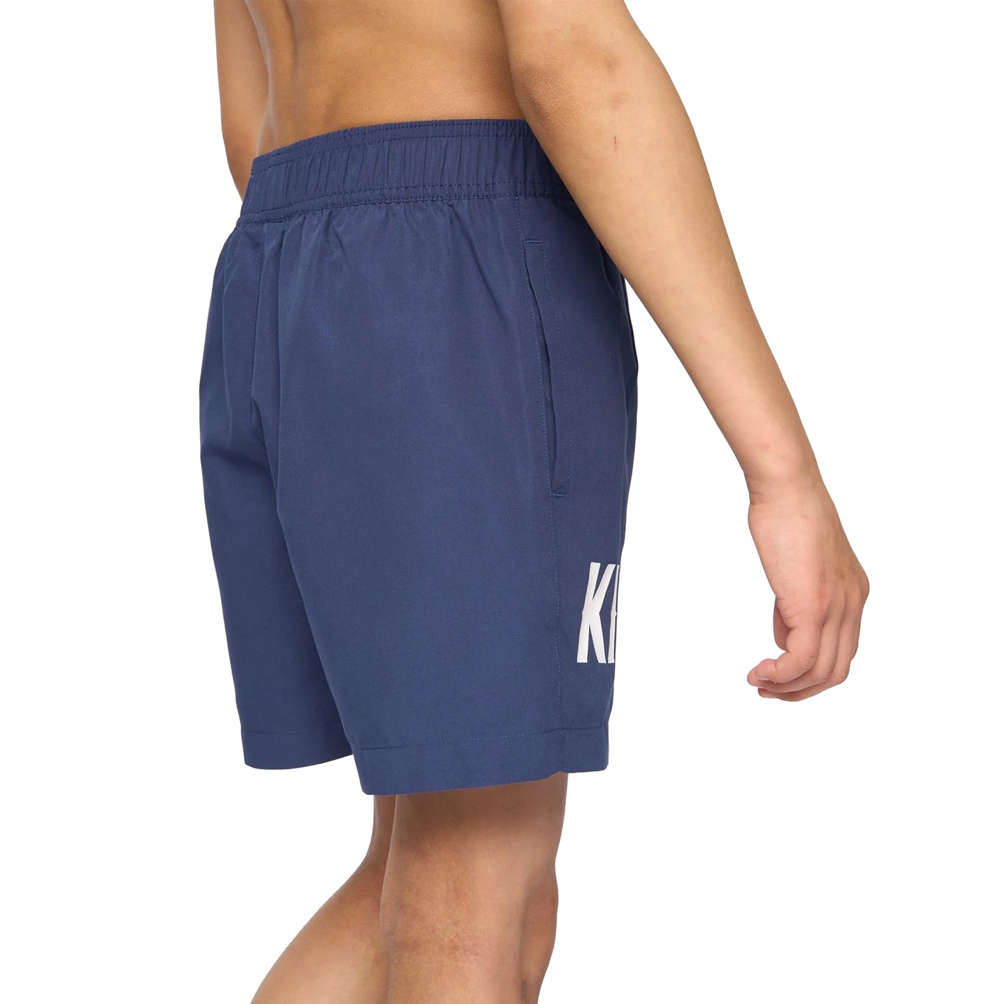 Navy - Back - Kings Will Dream Boys Tagged Swim Shorts