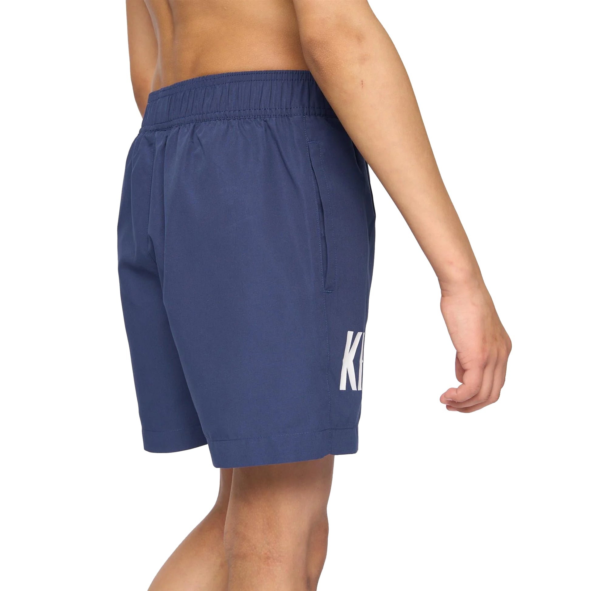 Navy - Back - Kings Will Dream Boys Tagged Swim Shorts