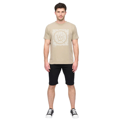 Black - Side - Duck and Cover Mens Franztown Shorts
