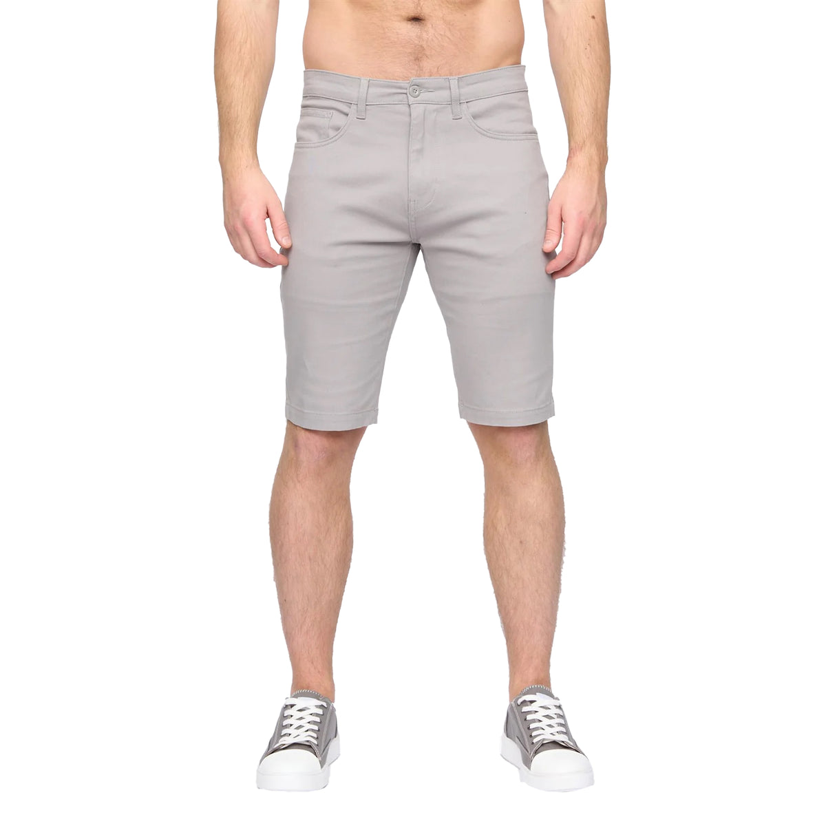 Grey - Front - Duck and Cover Mens Franztown Shorts