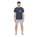 Grey - Side - Duck and Cover Mens Franztown Shorts