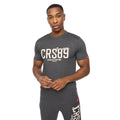 Charcoal Marl - Front - Crosshatch Mens Ellsworth T-Shirt