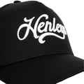 Black - Side - Henleys Mens Scripthen Cap