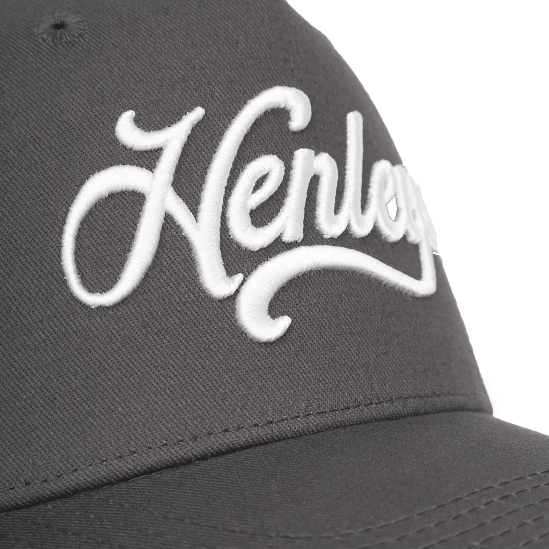 Charcoal - Side - Henleys Mens Scripthen Cap