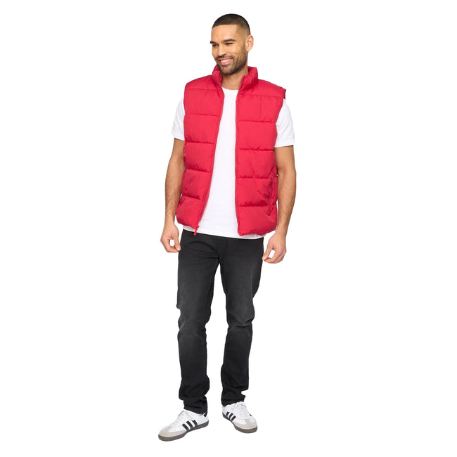 Red - Side - Bewley & Ritch Mens Stanten Puffer Gilet