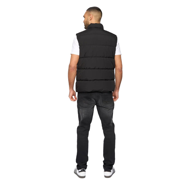 Black - Back - Bewley & Ritch Mens Stanten Puffer Gilet